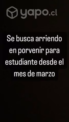 Se busca arriendo en porvenir
