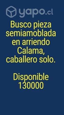 Busco pieza en arriendo