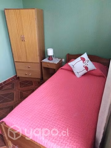 Pieza amoblada para estudiante o trabajador
