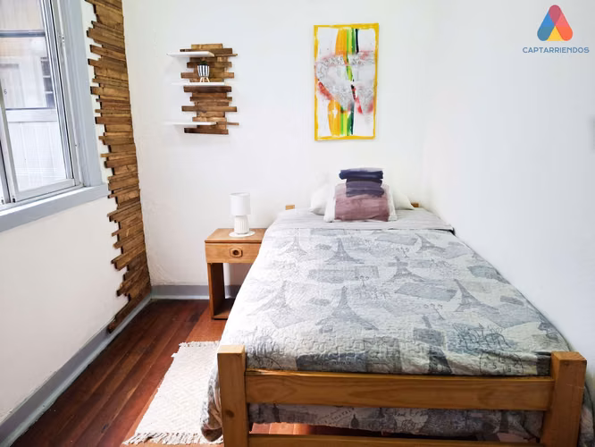 PIEZA AMOBLADA (EXCLUSIVIDAD Y SERVICIOS INCLUIDOS) – VALPARAÍSO