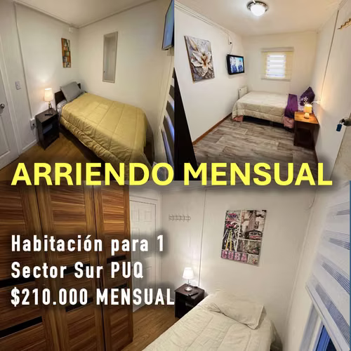 ARRIENDO DE HABITACIÓN PARA SEÑOR EN PUNTA ARENAS